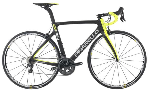 Pinarello Gan RS Black/Fluro Yellow Frameset (246)