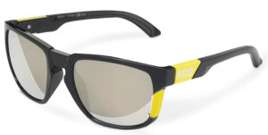 KOO California Black/Yellow Sunglasses (Super Ivory Lens) - Medium