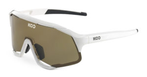 KOO Demos White/Brown Sunglasses (Brown Lens)