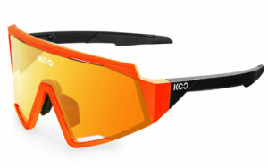 KOO Spectro Orange Fluro Sunglasses (Red Mirror Lens)