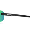 KOO Supernova Black Matt Sunglasses (Green Lens) - Image 3