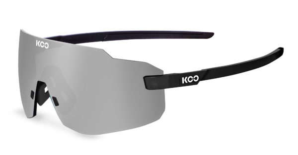 KOO Supernova Black Matt Sunglasses (Super Silver Lens)
