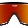 KOO Demos Black Matt Sunglasses (Red Mirror Lens) - Image 2