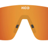 KOO NOVA Black Matt Sunglasses (Red Mirror Lens) - Image 3