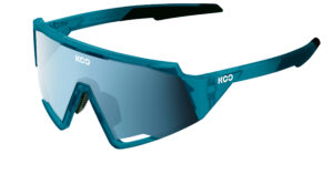 KOO Spectro Luce Capsule Teal Blue Glass Sunglasses (Turquoise Mirror Lens)