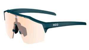 KOO ALIBI Dark Blue Matt Sunglasses (Red Photochromic Mirror Lens)