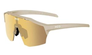 KOO ALIBI Sand Matt Sunglasses (Gold Mirror Lens)