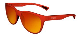 KOO COSMO Blaze Matt Sunglasses (Red Mirror Lens)