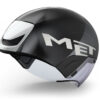 MET Codatronca Aero Helmet (Black/Silver) - Image 2