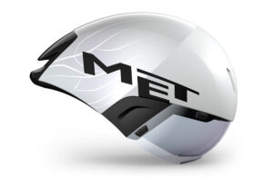 MET Codatronca Aero Helmet (White/Silver)
