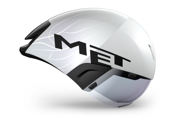 MET Codatronca Aero Helmet (White/Silver)