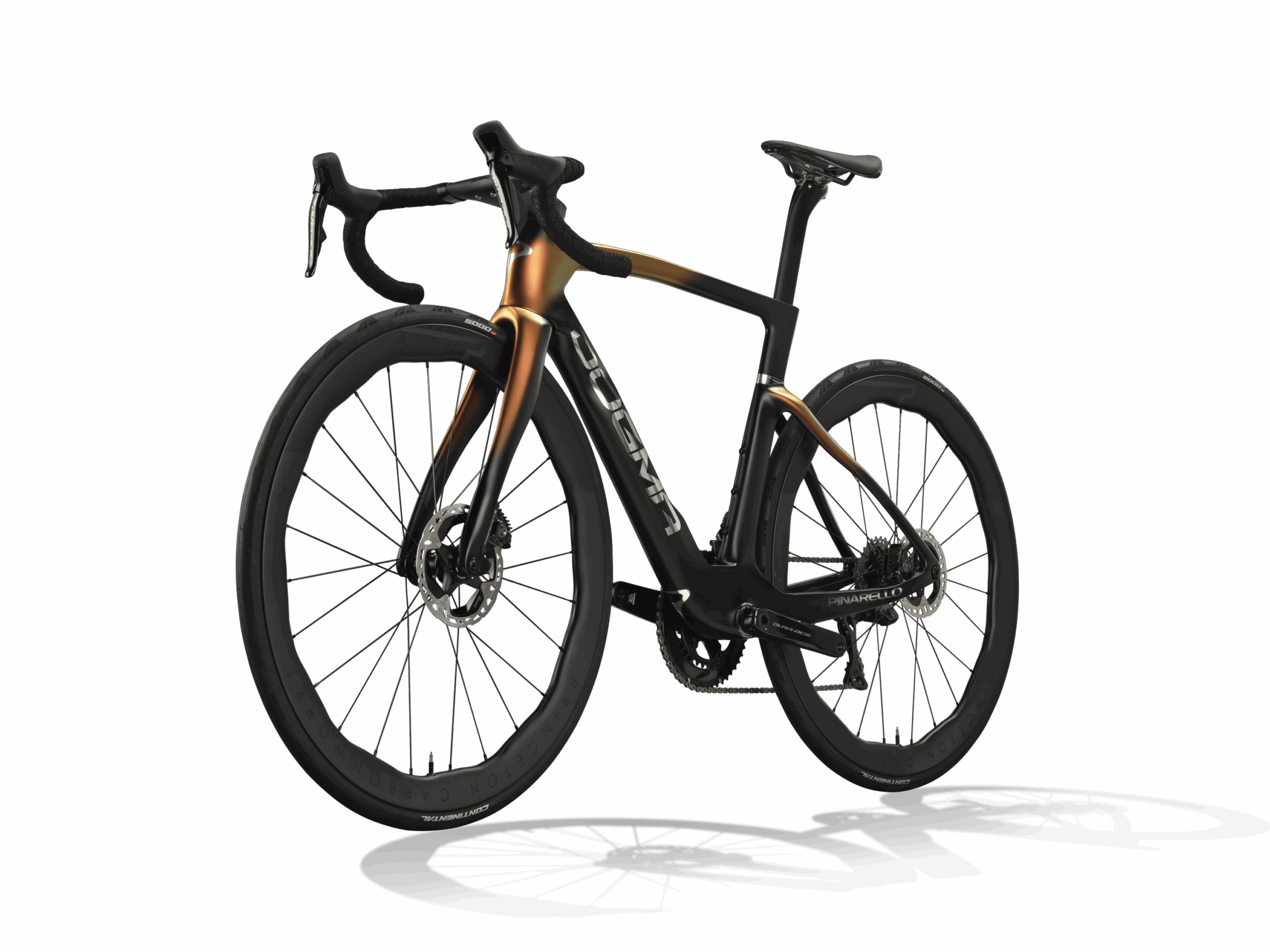 Pinarello NEW Dogma F Disc Frameset (G110) Luxter Red Gold - Image 2