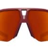 KOO HYPE Dark Red Matt Sunglasses (Red Mirror Lens) - Image 3