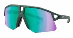 KOO HYPE Forest Green Matt Sunglasses (Green Mirror Lens)