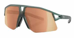KOO HYPE Green Glass Matt Sunglasses (Copper Mirror Lens)