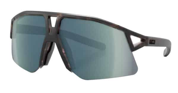 KOO HYPE Havana Matt Sunglasses (Petrol Mirror Lens)