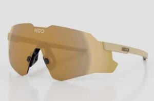 KOO NEBULA Vanilla Matt Sunglasses (Dark Gold Mirror Lens)