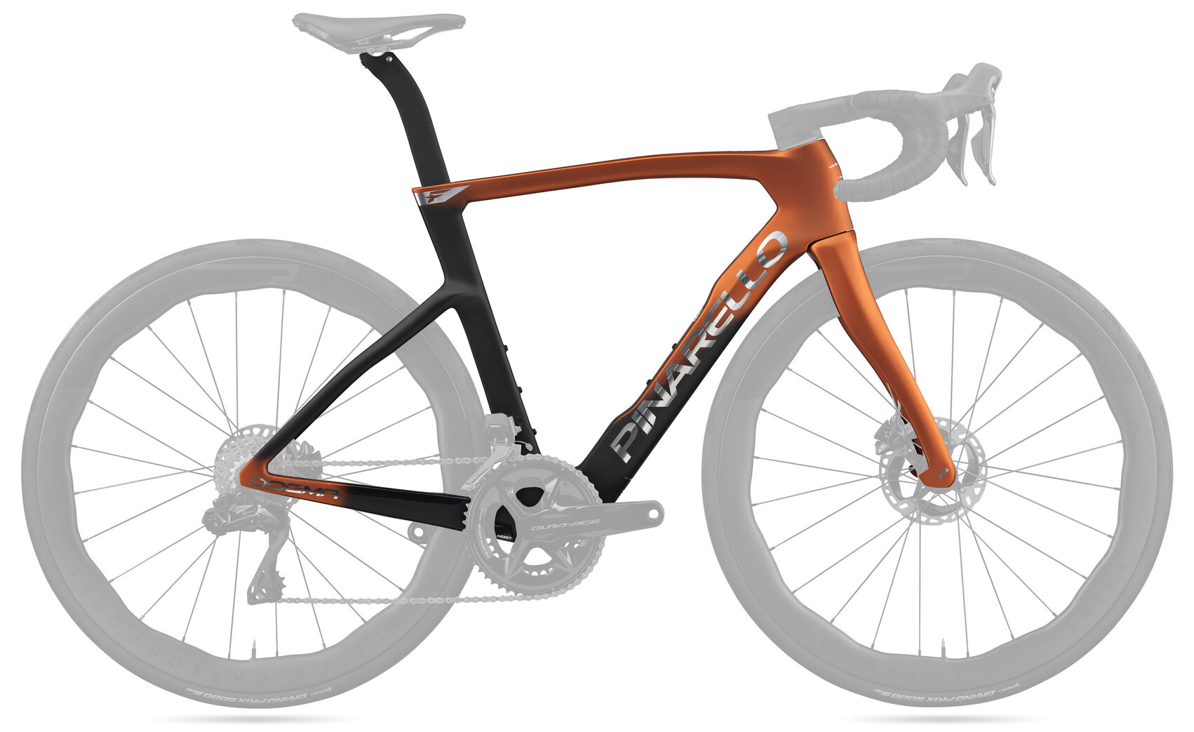 Pinarello Dogma F Disc Frameset (H102) Luxter Amber